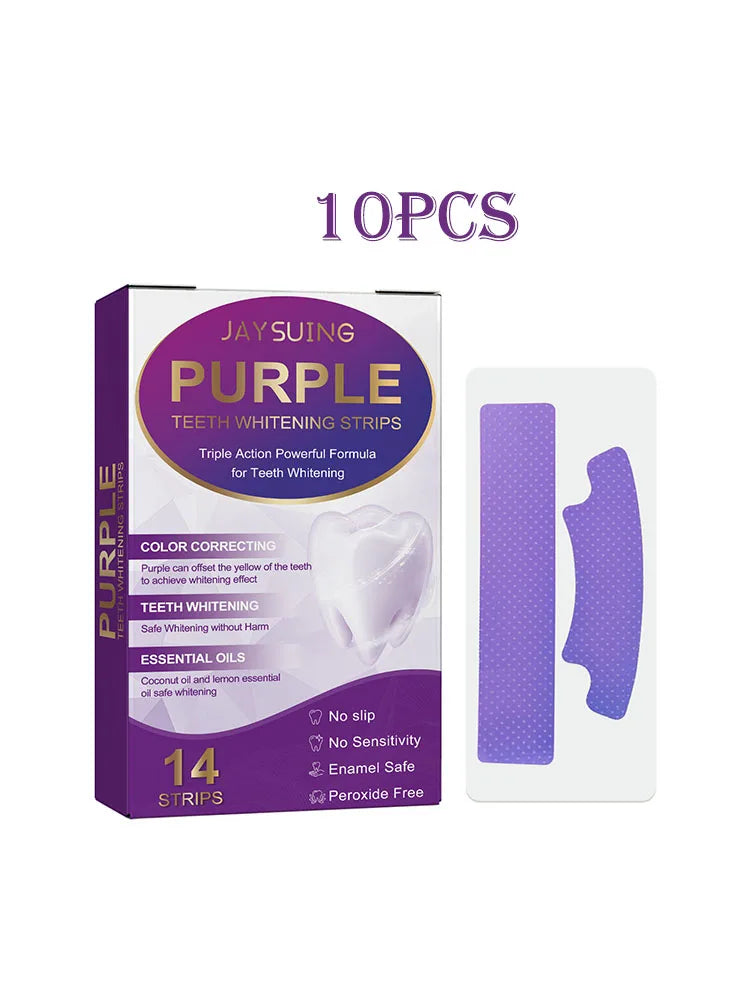 Jaysuing Purple Whitening Strips