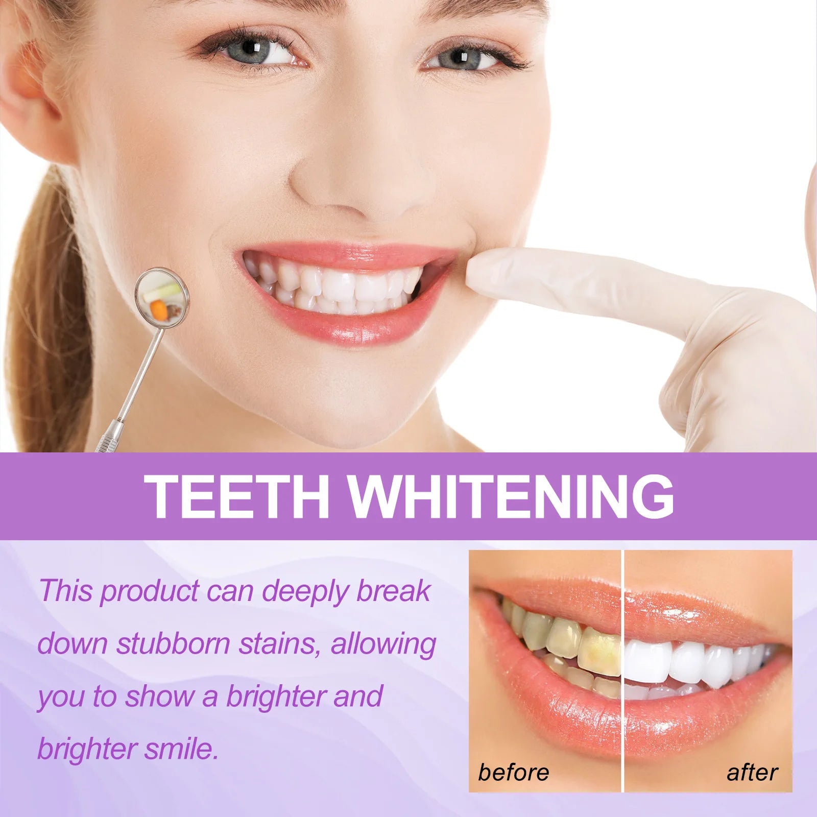Jaysuing Purple Whitening Strips