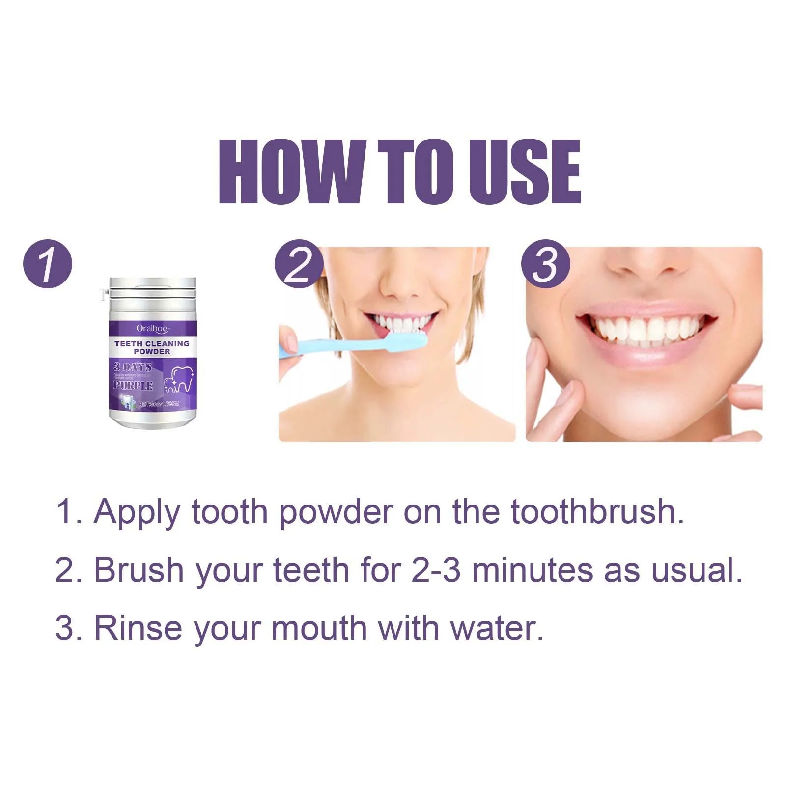 Oralhoe Whitening Powder Mint