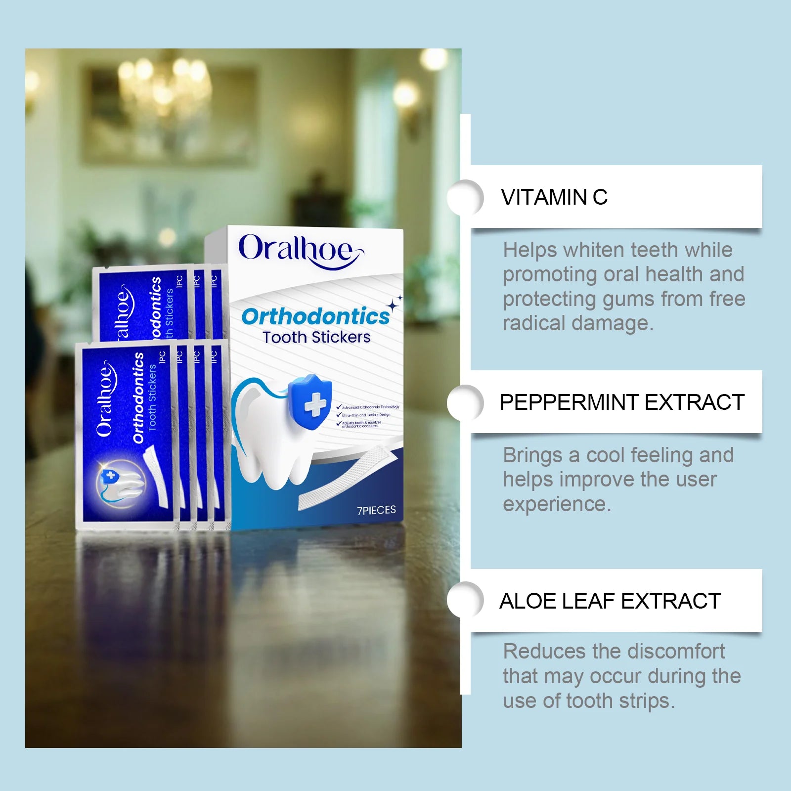 Oralhoe Whitening Strips Patch
