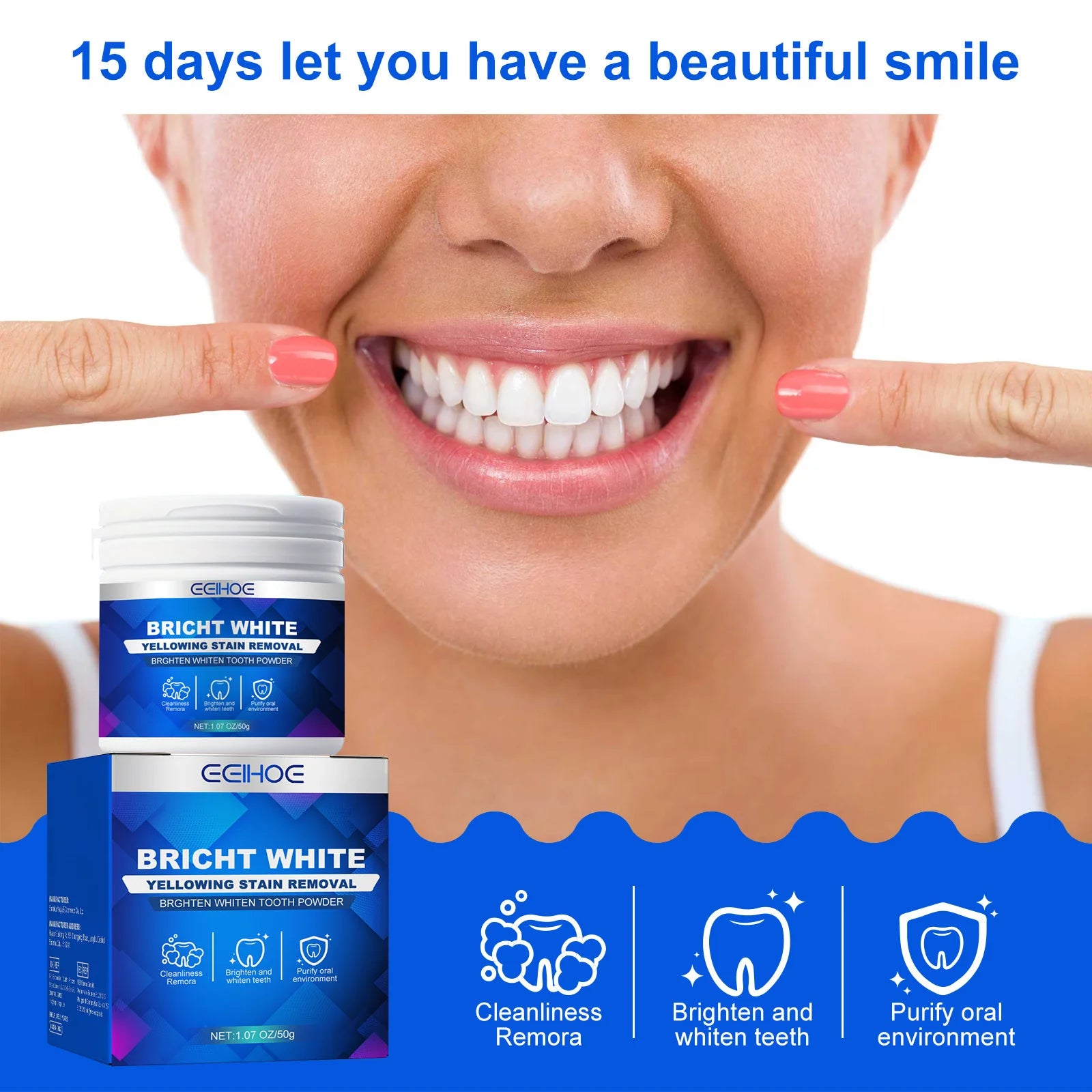 Eelhoe Whitening Tooth Powder