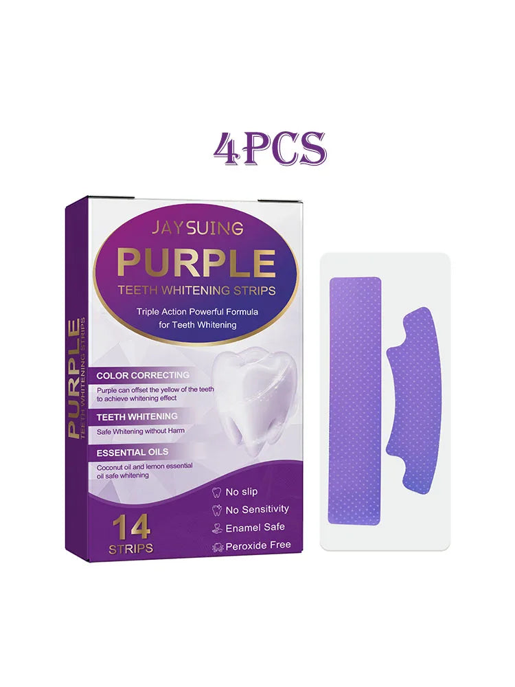Jaysuing Purple Whitening Strips