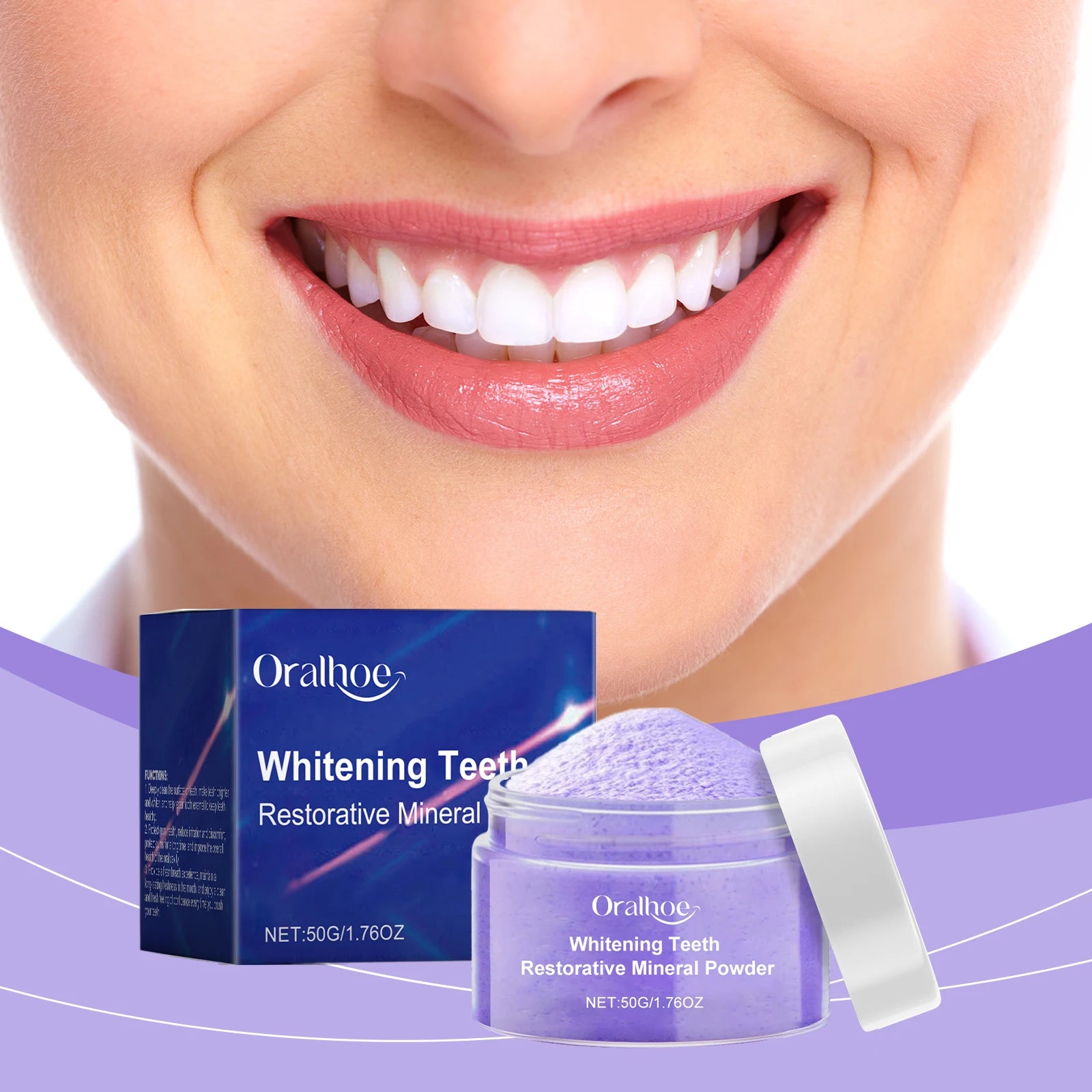 Oralhoe Purple Whitening Powder