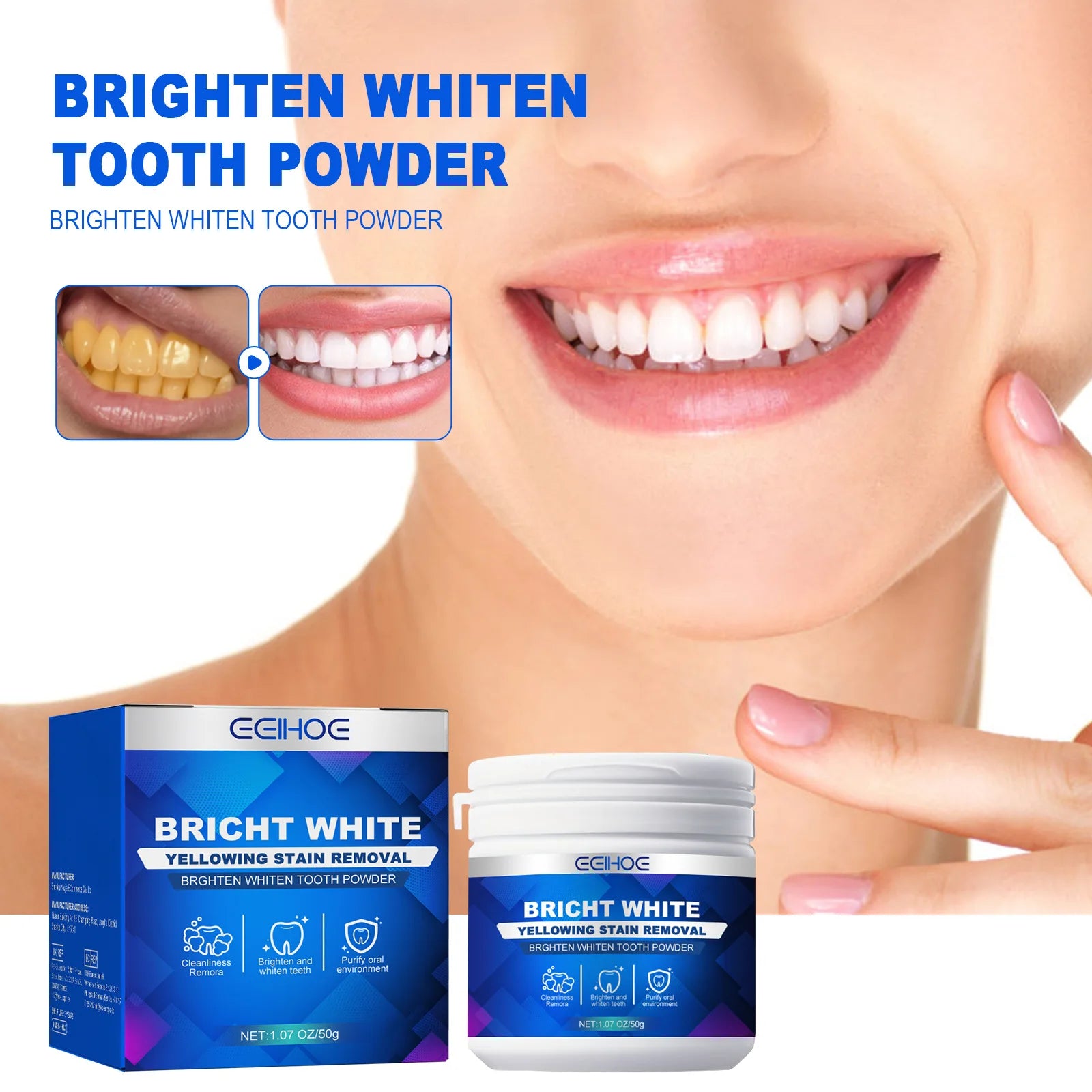 Eelhoe Whitening Tooth Powder
