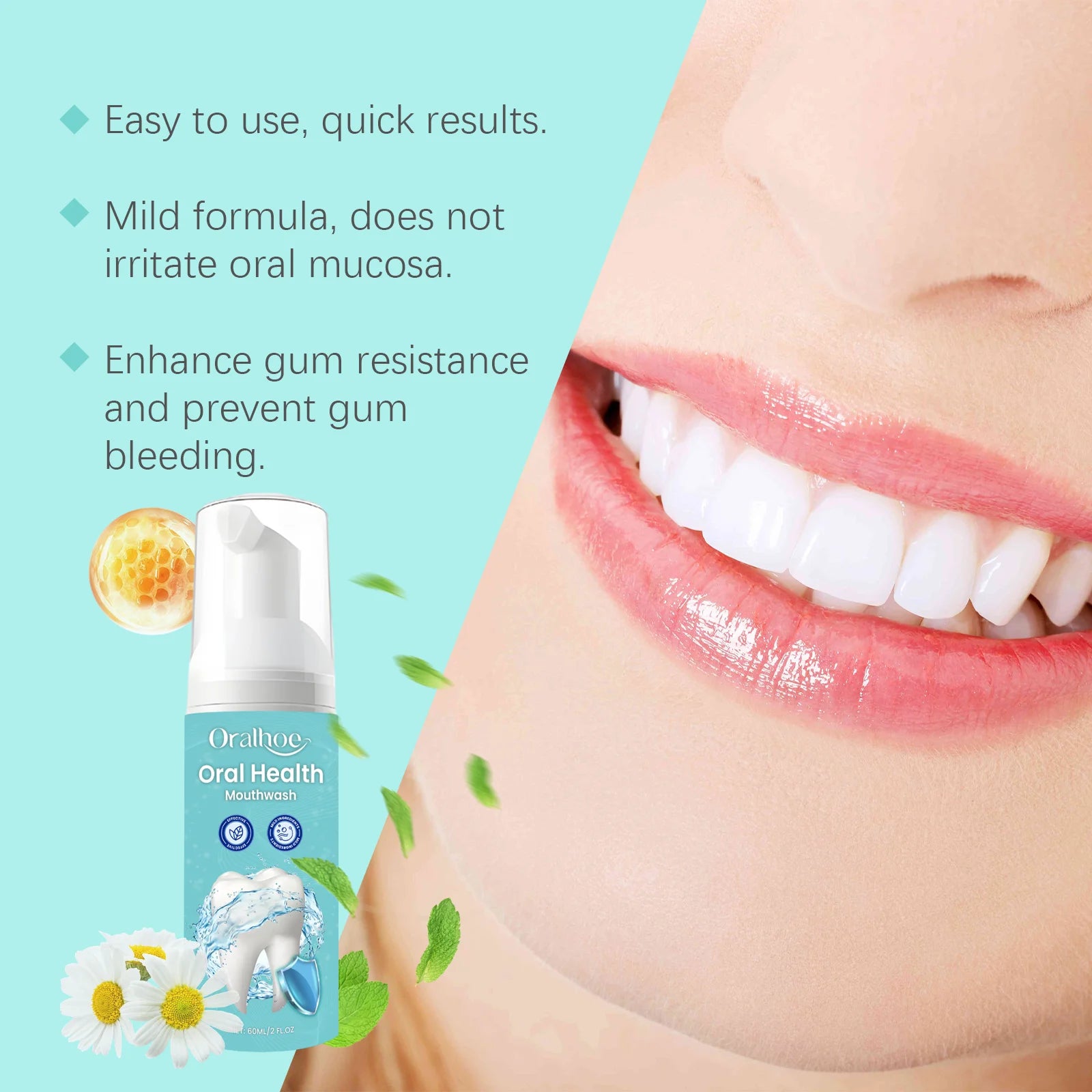 Oralhoe Whitening Teeth Mousse
