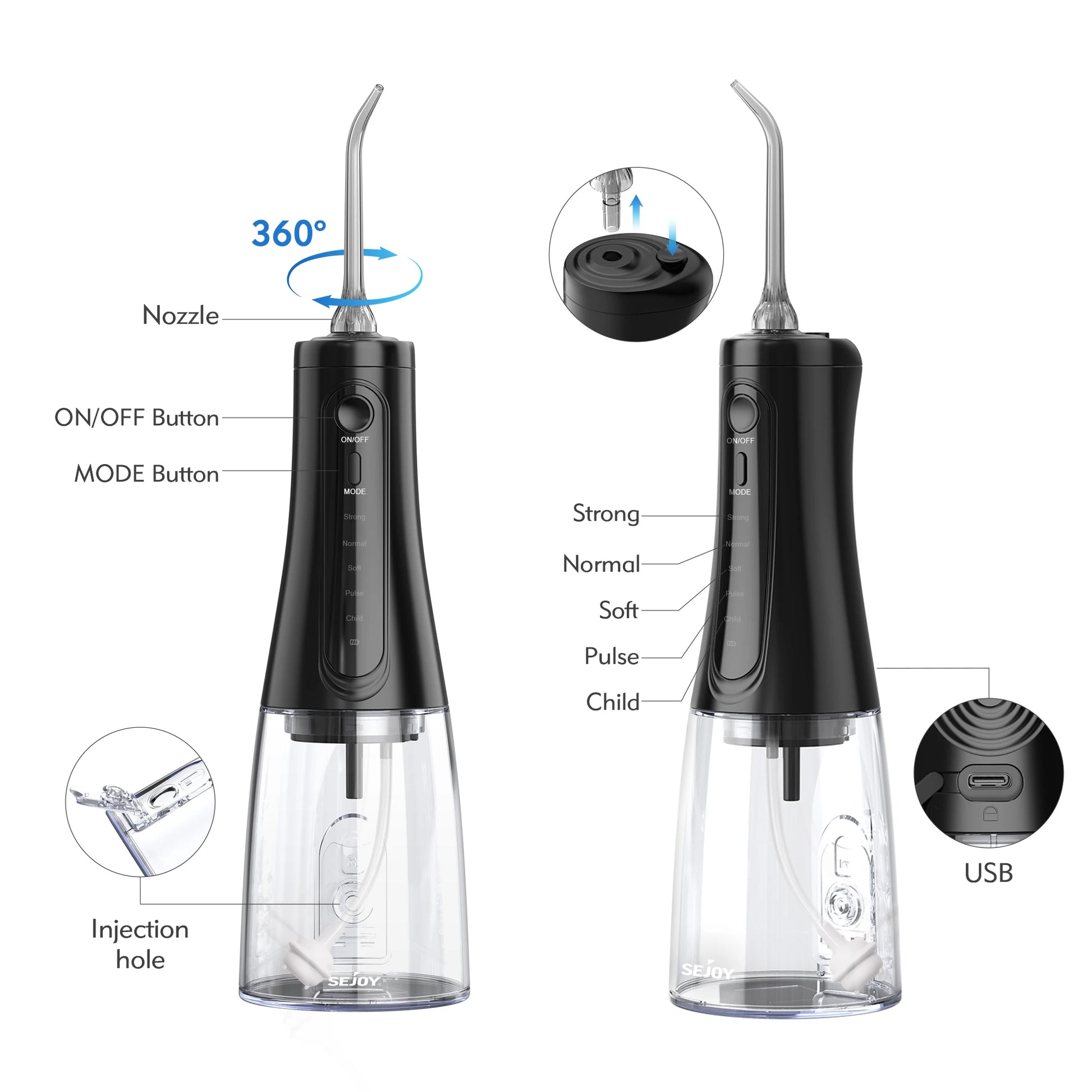 Sejoy Cordless Travel Flosser