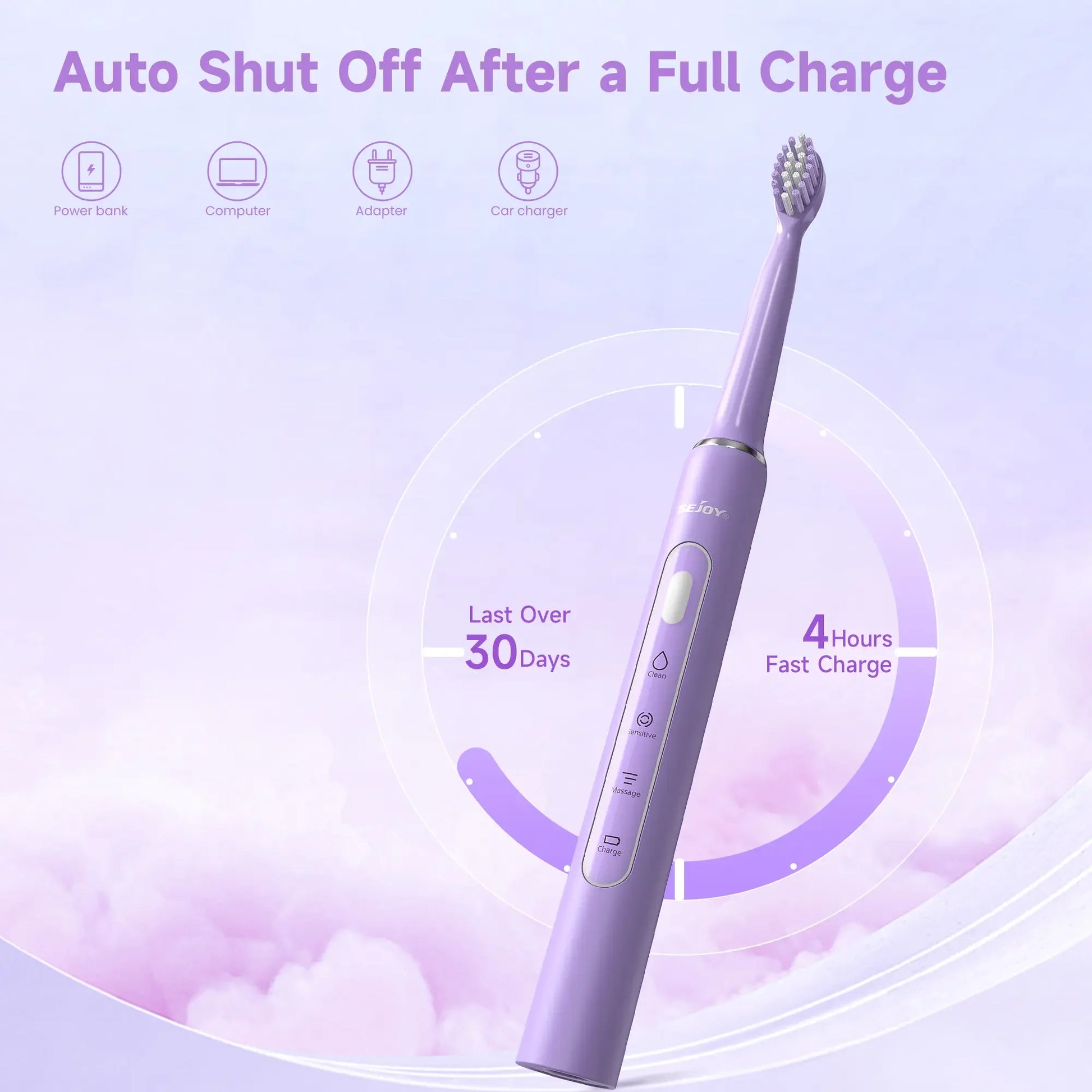 SEJOY Pro Sonic Toothbrush