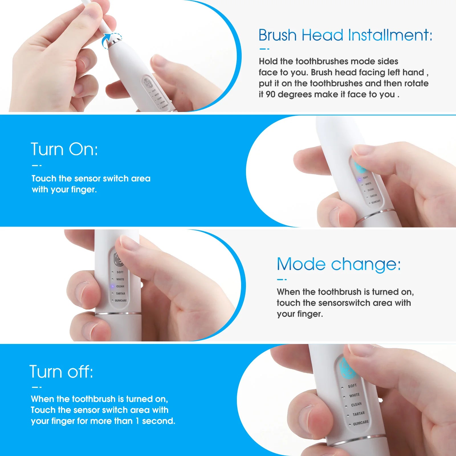 Whitening Kit Sonic Toothbrush