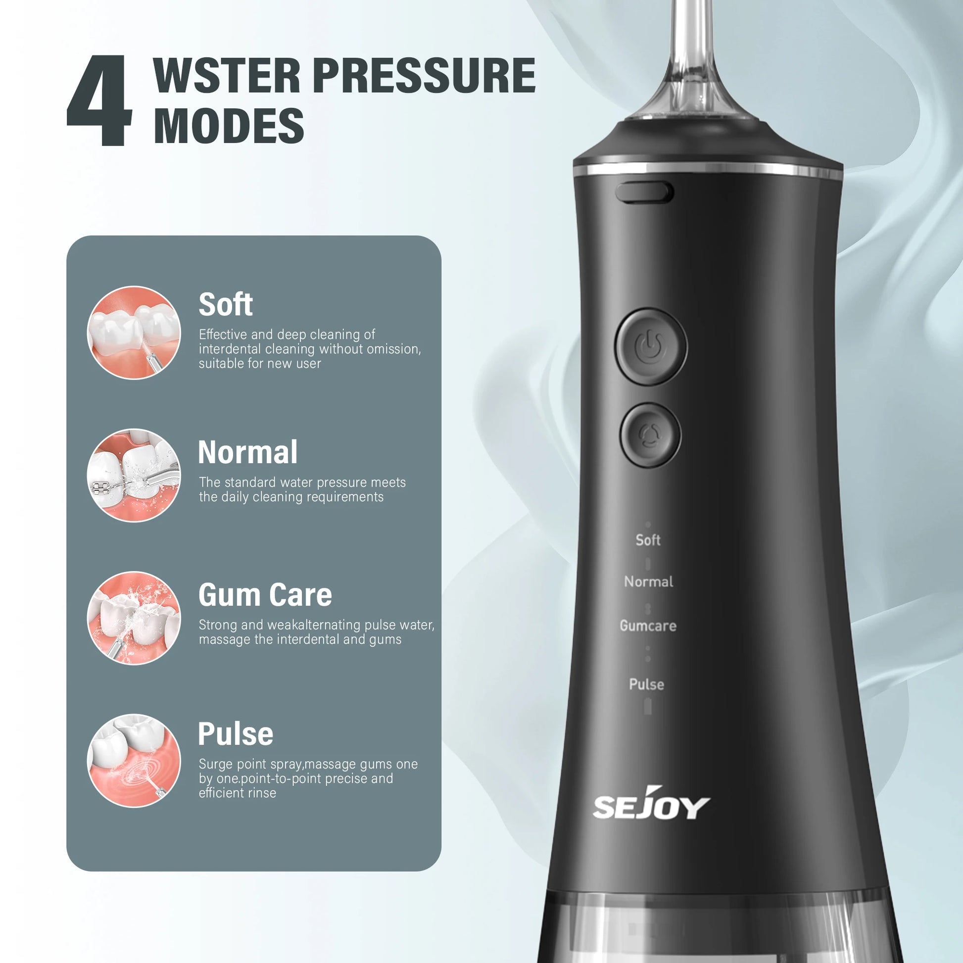 SEJOY Tank Water Flosser USB