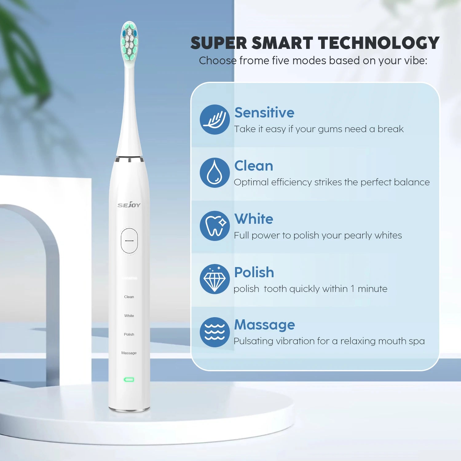 SmartClean Sonic Toothbrush