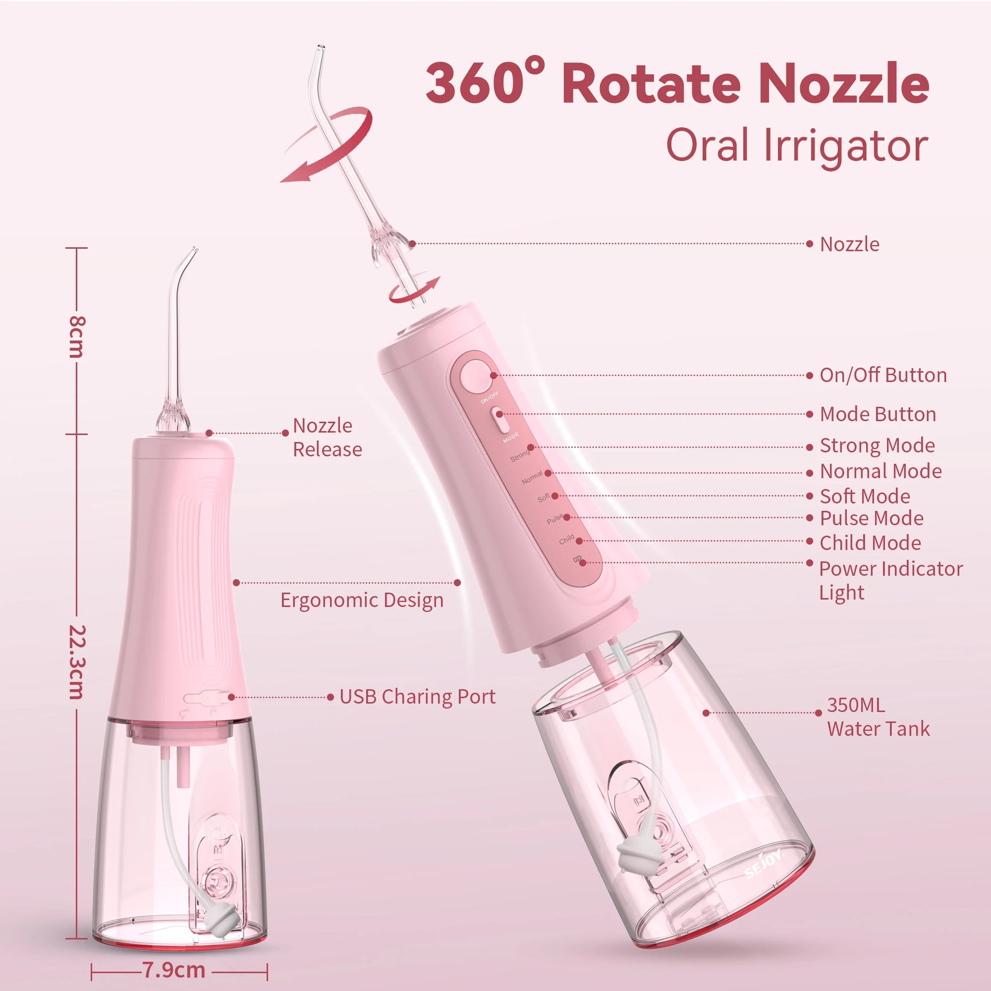 Sejoy MultiJet Sonic Flosser