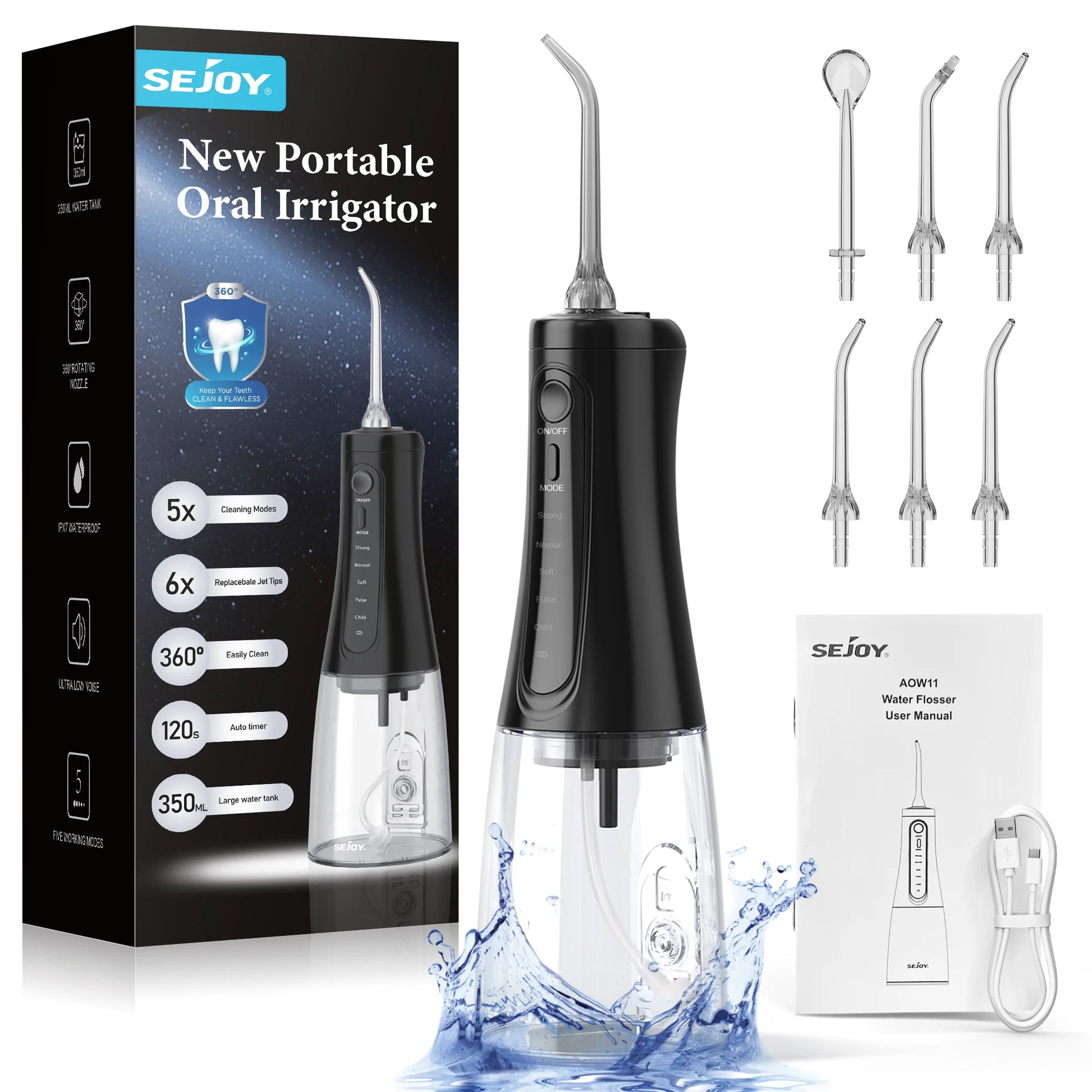 Sejoy Cordless Travel Flosser