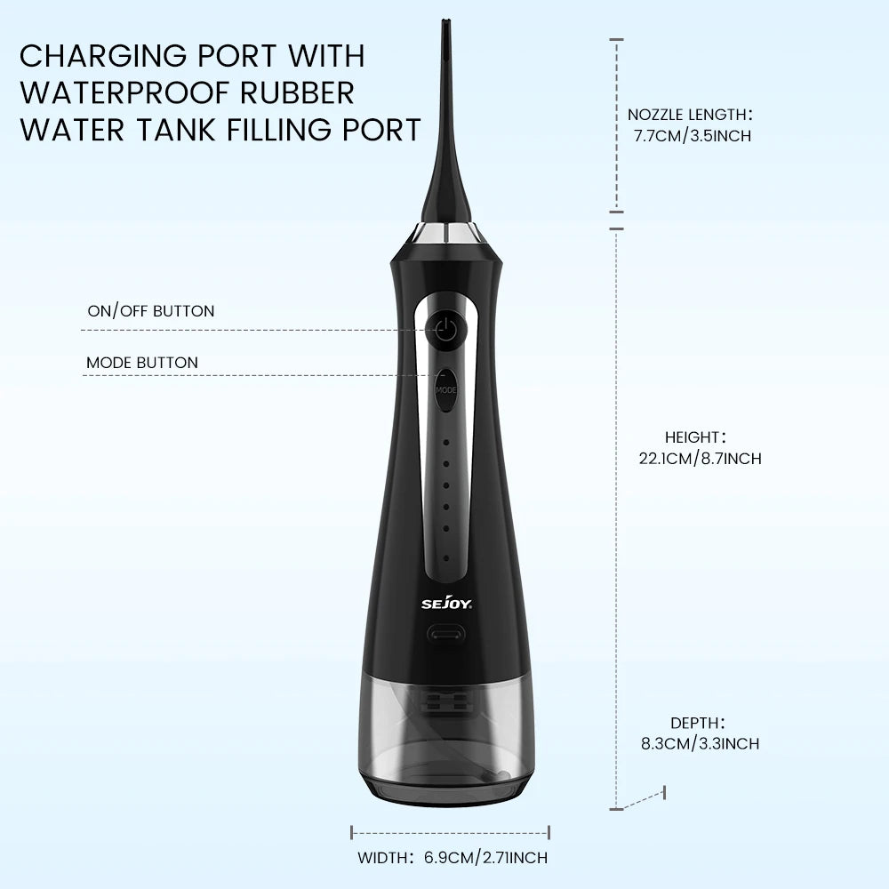 Sejoy 8-Tip Water Jet Flosser
