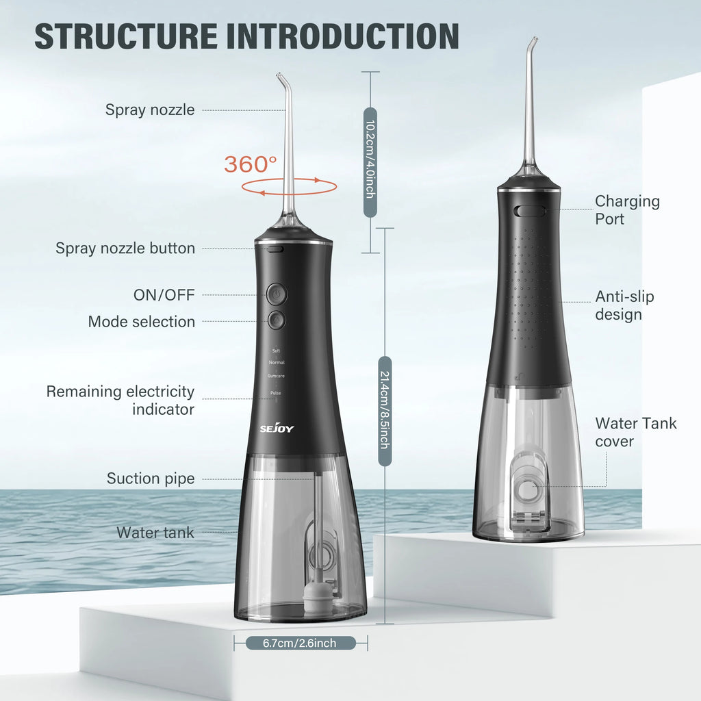 SEJOY Tank Water Flosser USB