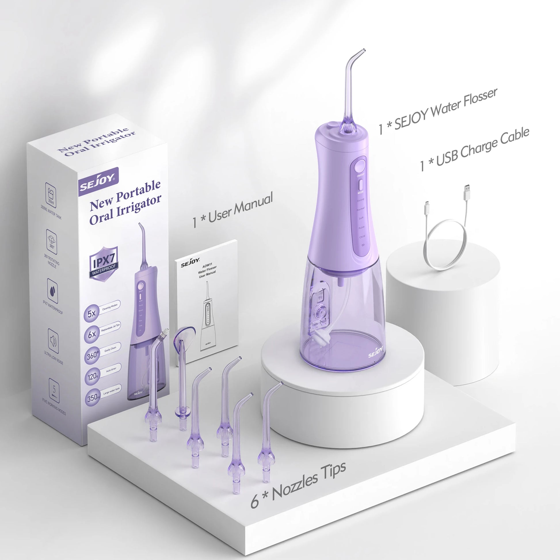 Sejoy Cordless Travel Flosser