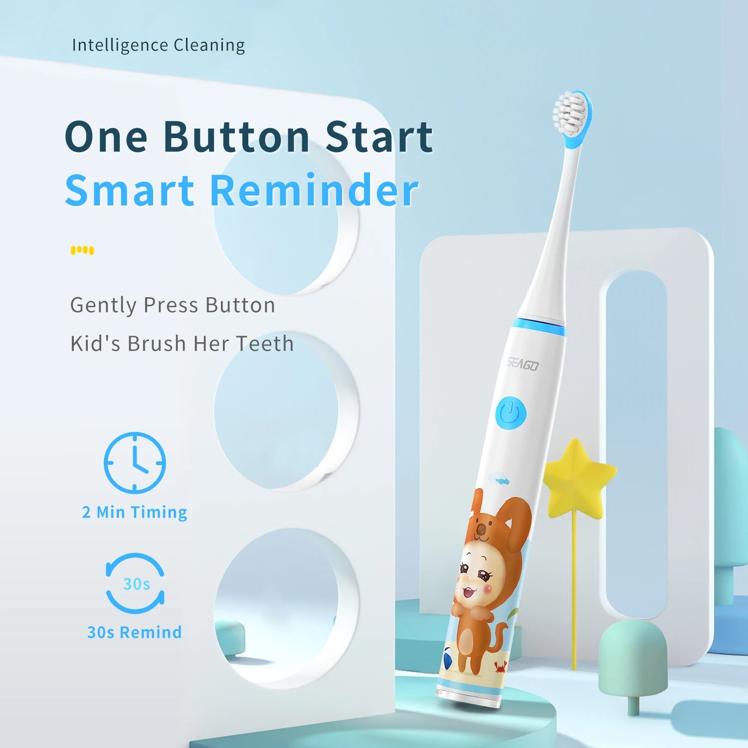 SEAGO Sonic Toothbrush Kids Edition