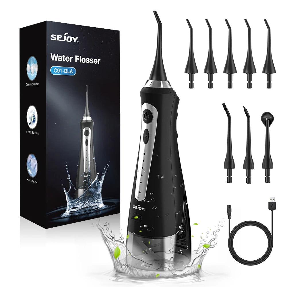 Sejoy 8-Tip Water Jet Flosser