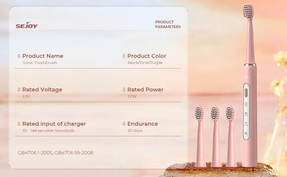 SEJOY Pro Sonic Toothbrush
