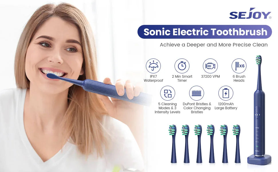 SEJOY SmartClean Toothbrush Kit