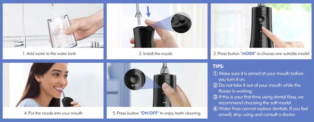 Sejoy Cordless Travel Flosser