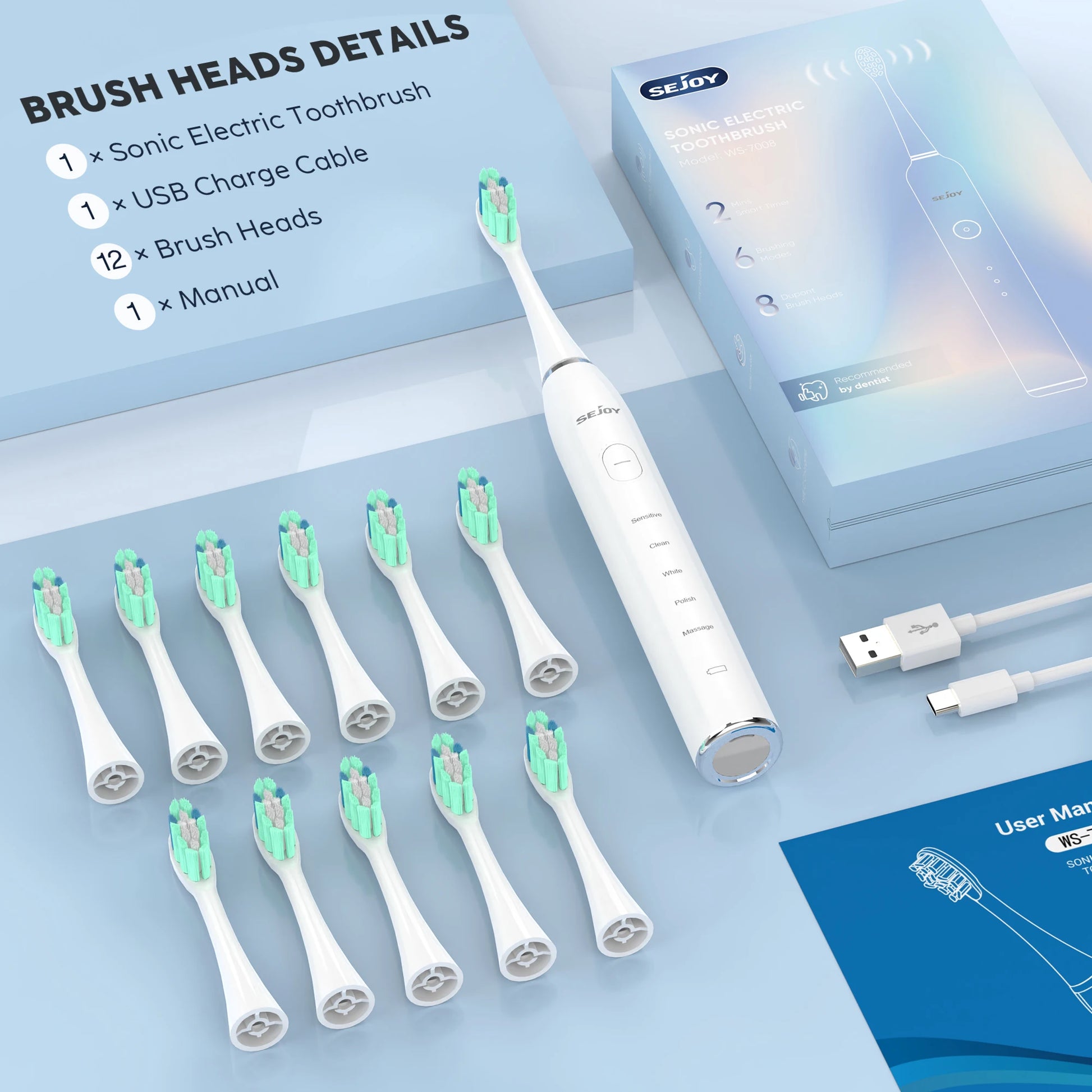 SmartClean Sonic Toothbrush