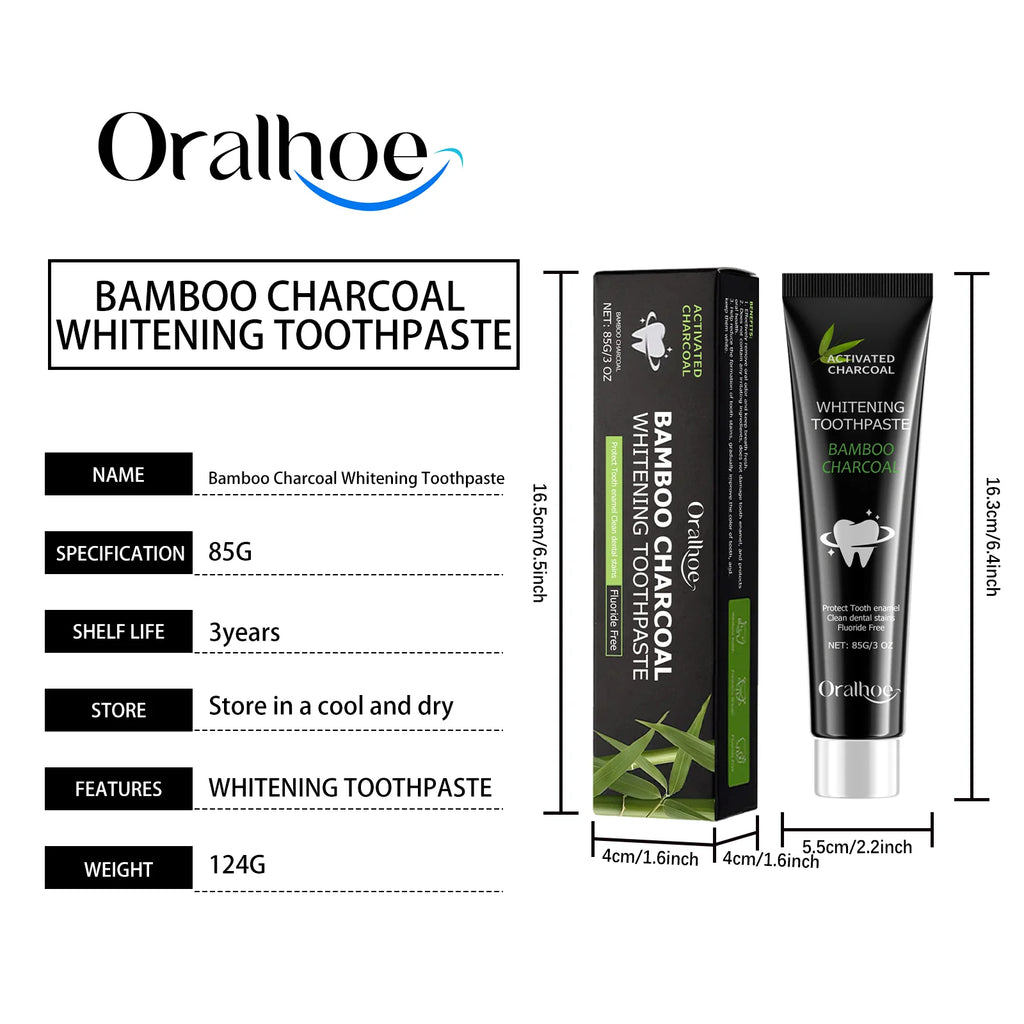 Bamboo Charcoal Whitening Toothpaste
