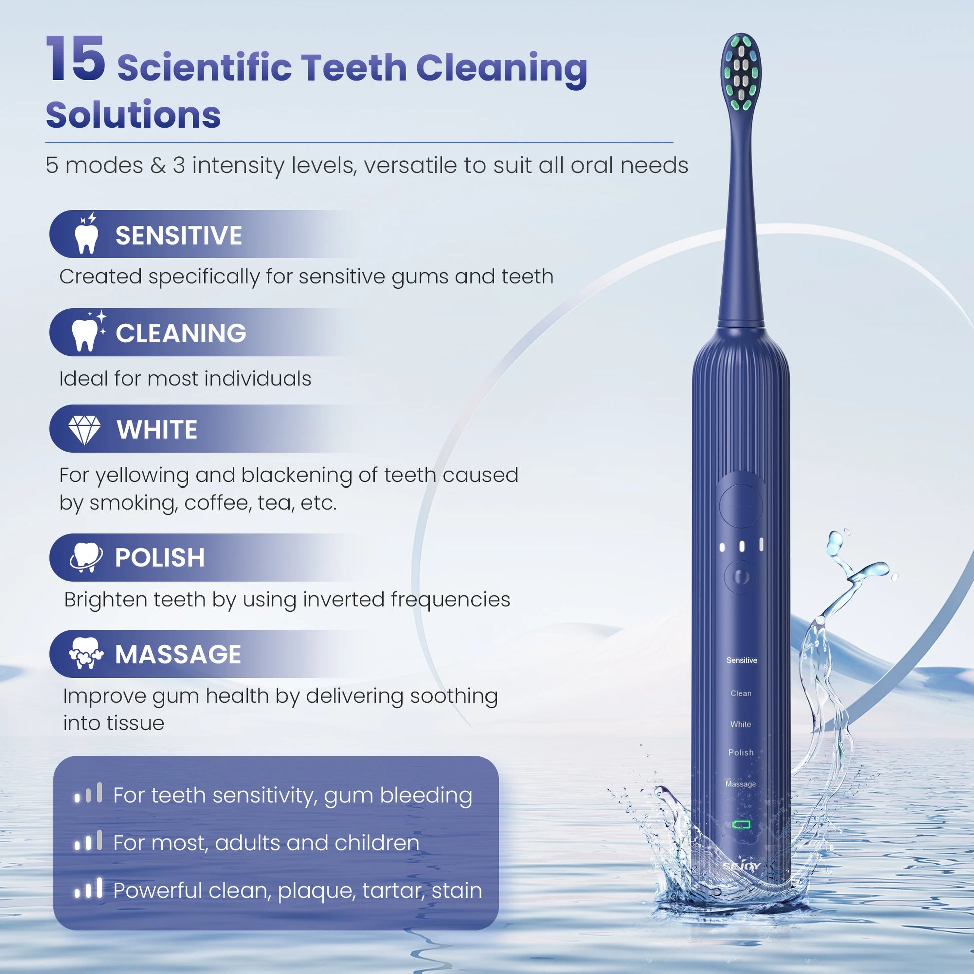 SEJOY SmartClean Toothbrush Kit