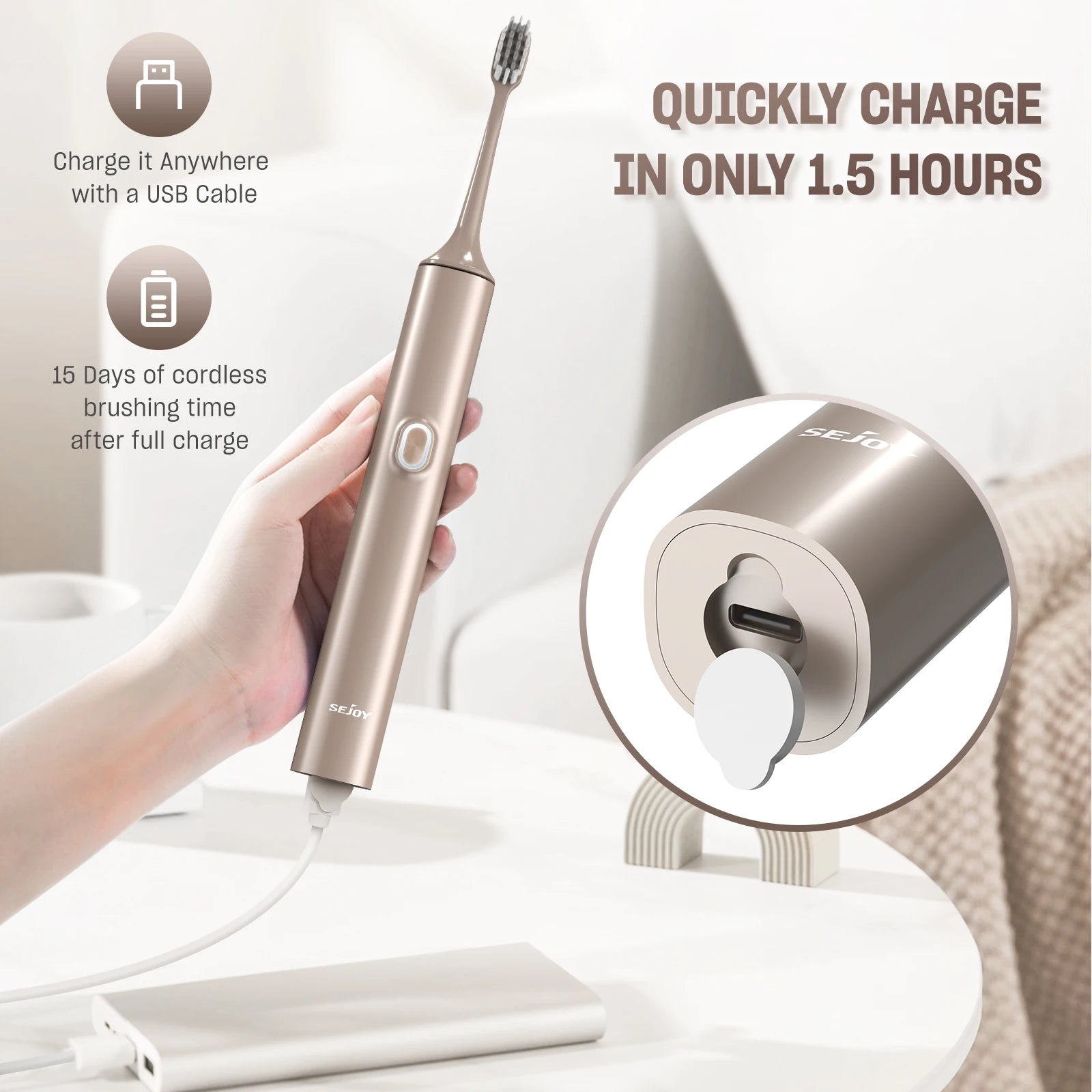 Sejoy Whitening Toothbrush Set