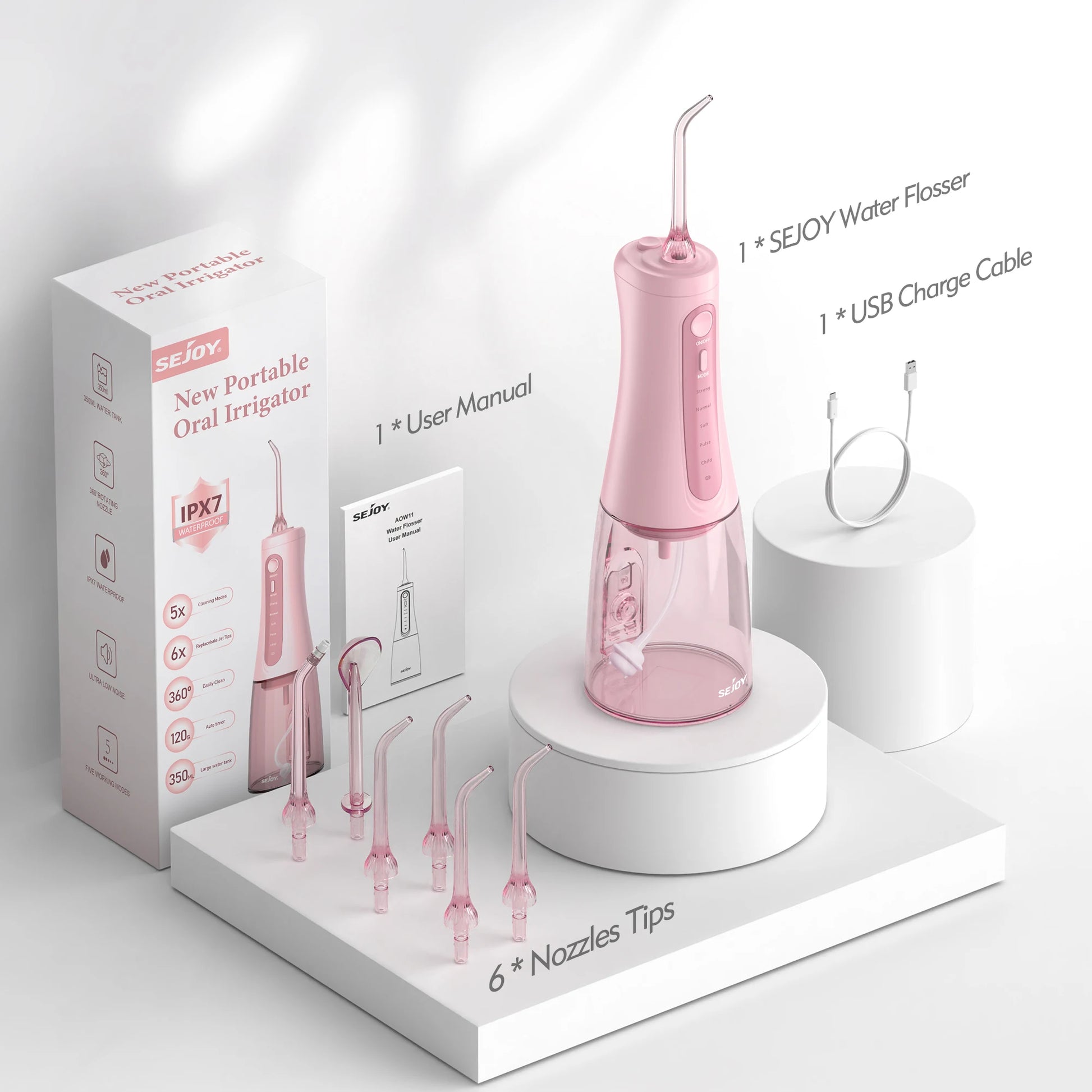 Sejoy Cordless Travel Flosser