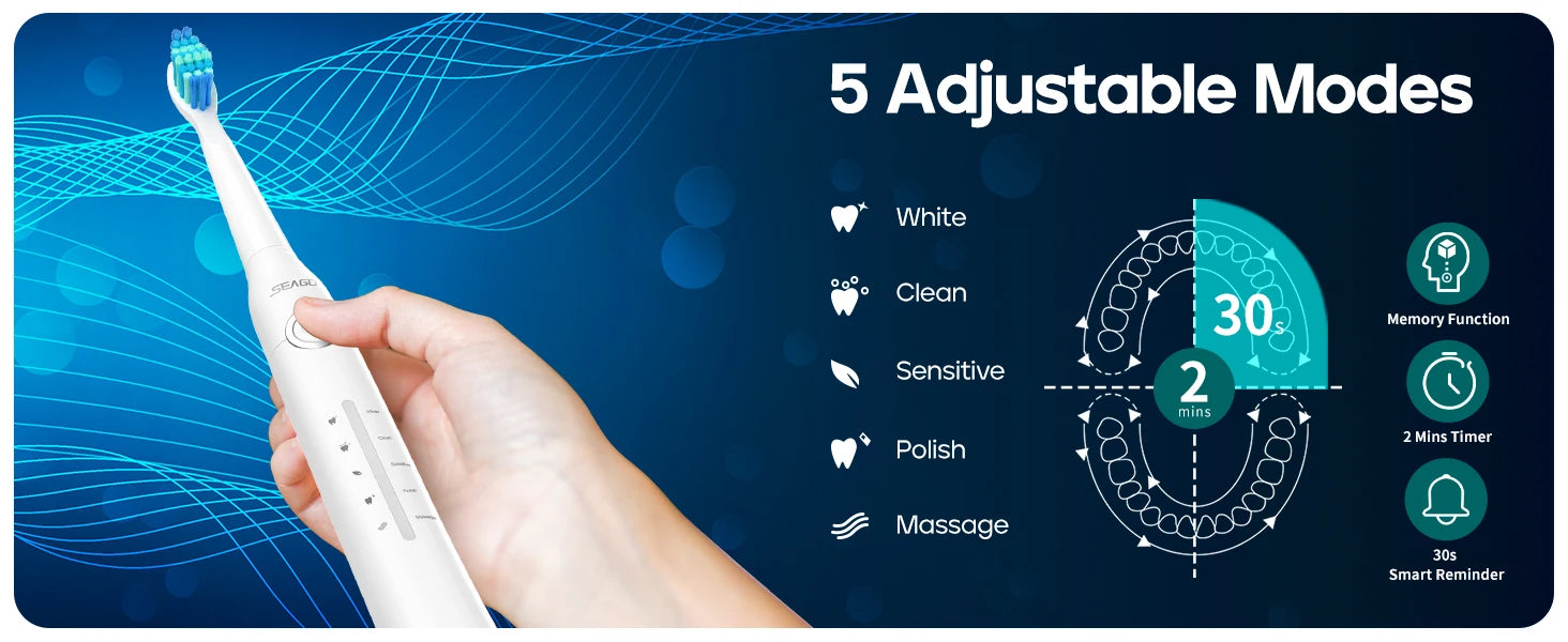 SEAGO Sonic Toothbrush Pro