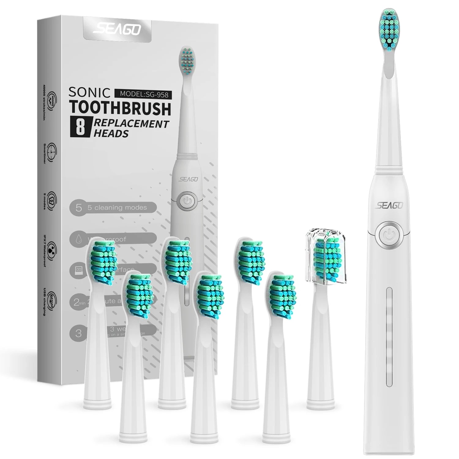 SEAGO Sonic Toothbrush Pro