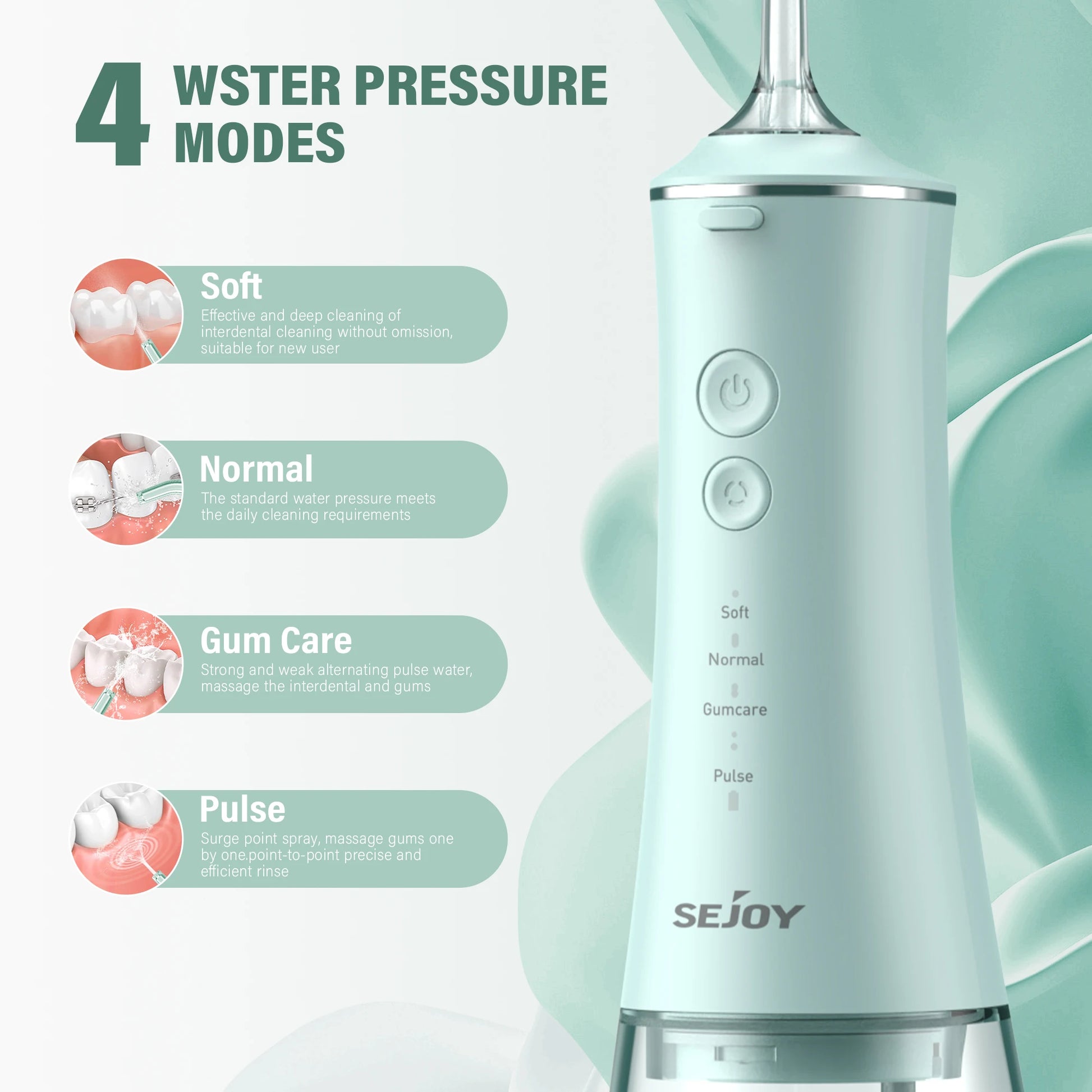 SEJOY Tank Water Flosser USB