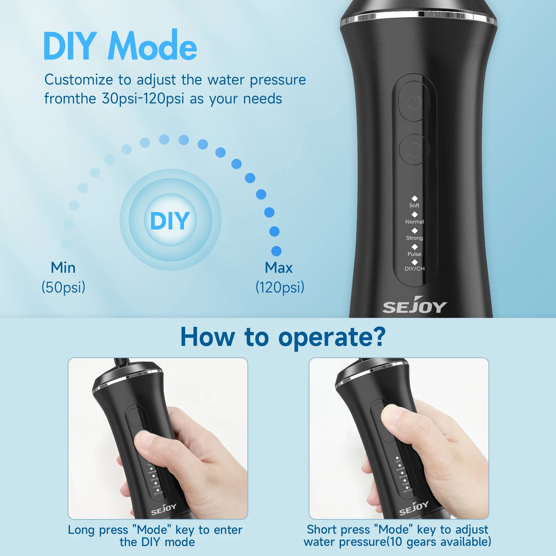 Sejoy Mini USB Water Flosser