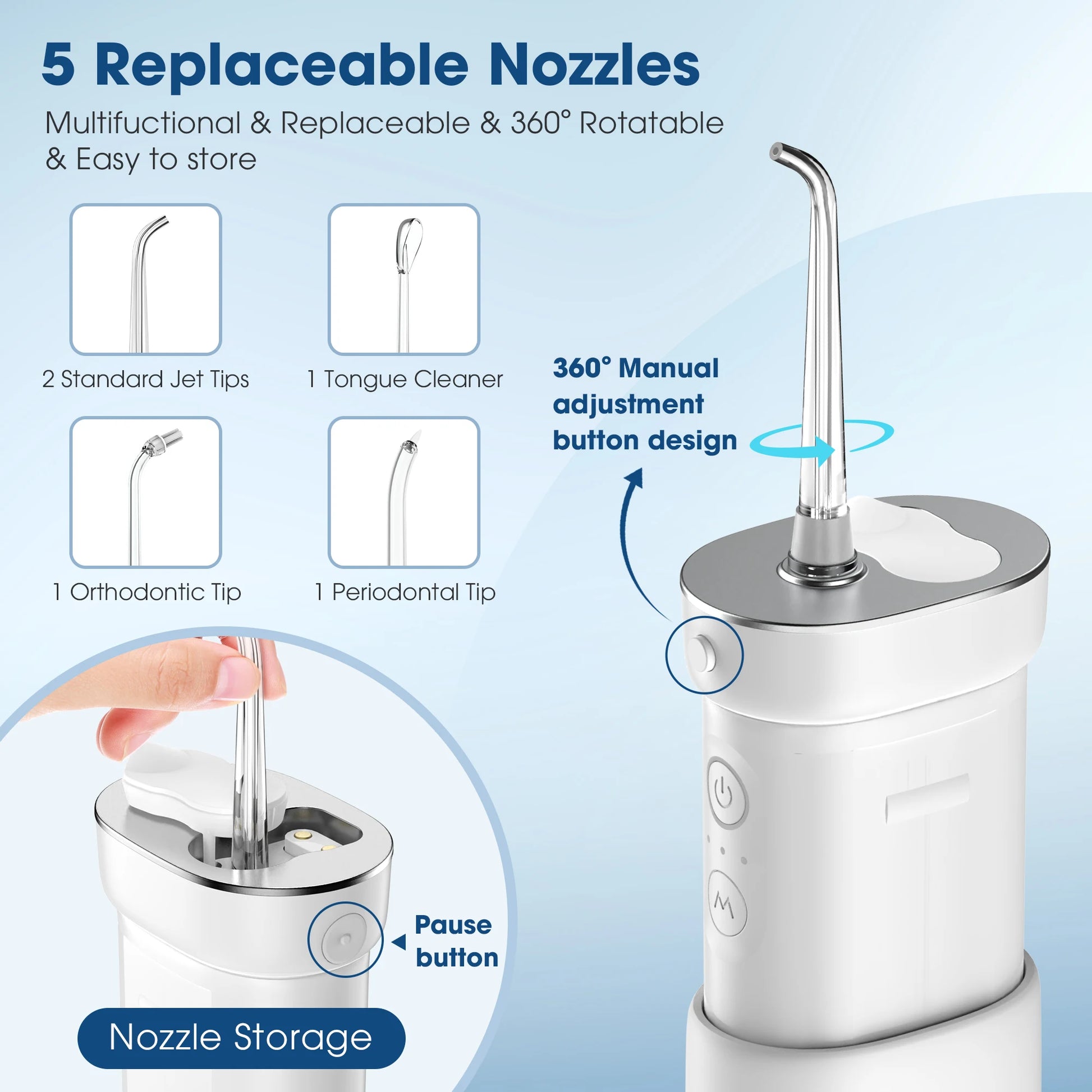 SEJOY Pick & Wash Flosser