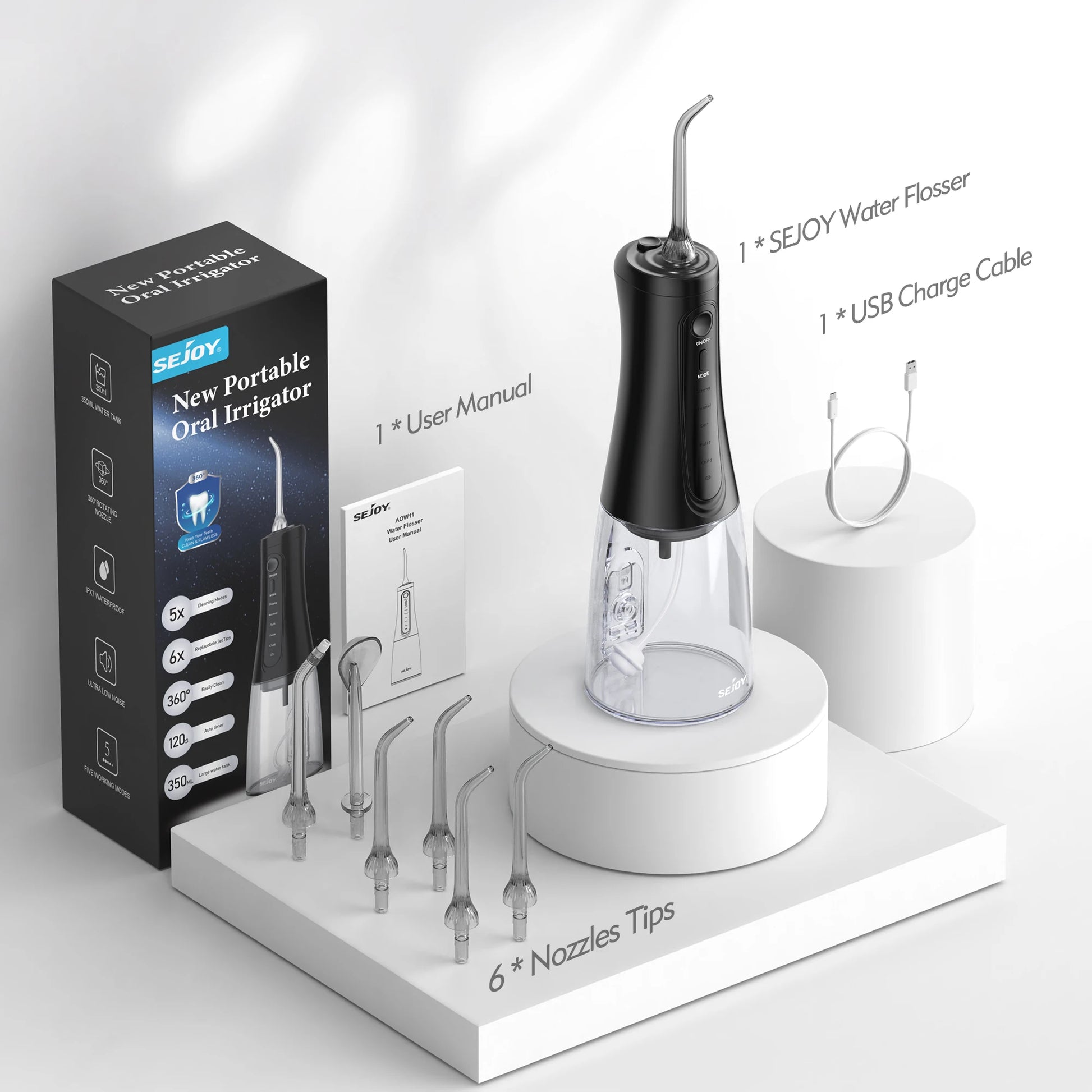 Sejoy Cordless Travel Flosser