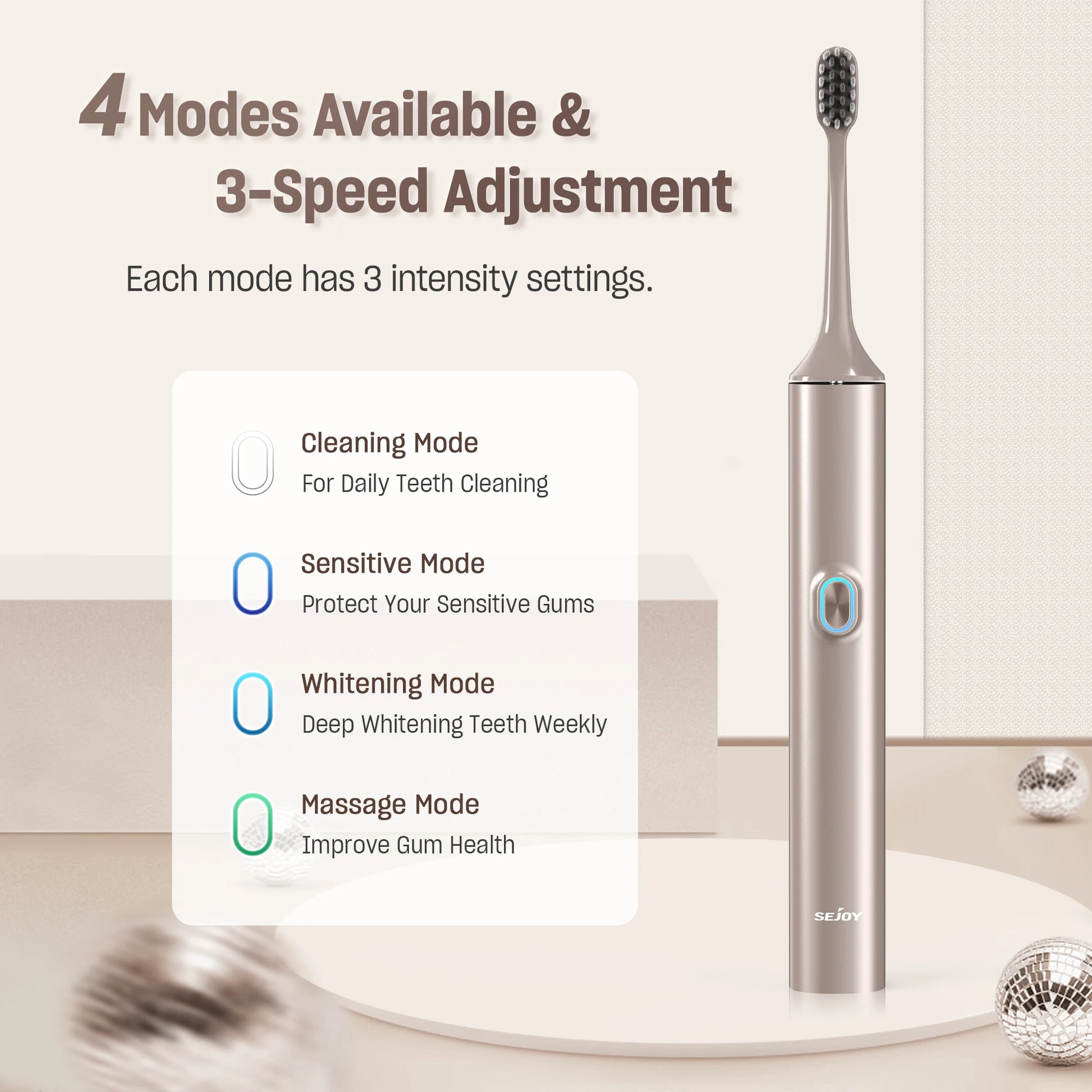 Sejoy Whitening Toothbrush Set