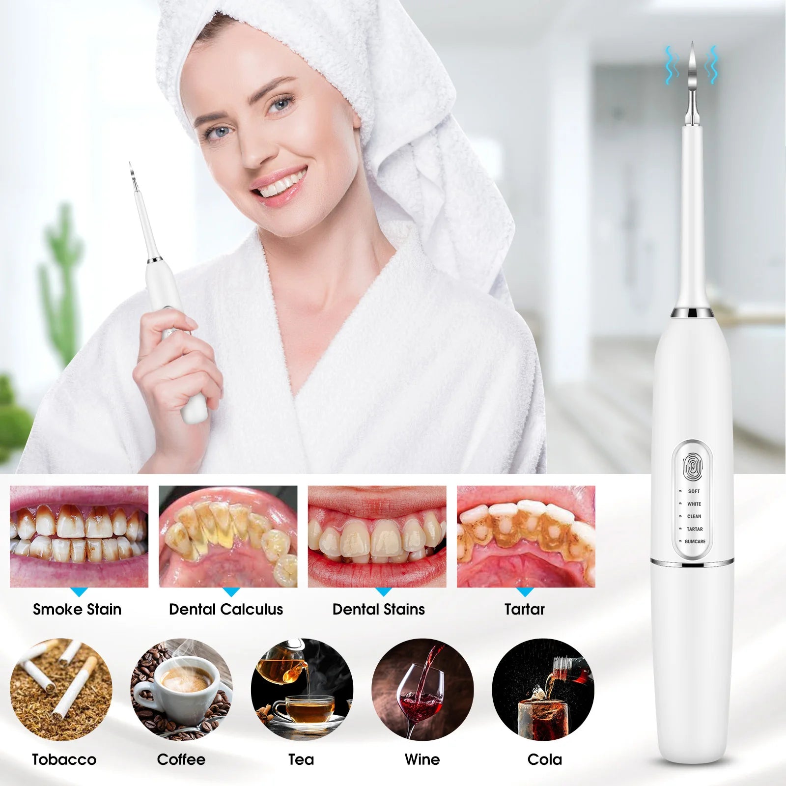 Whitening Kit Sonic Toothbrush
